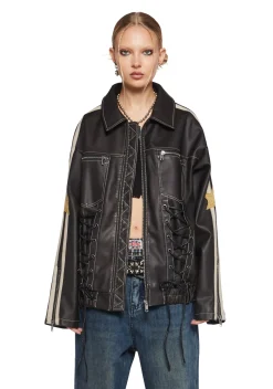 Current Mood Outerwear|Tops*Rebel Paradise Moto Jacket