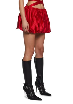 Current Mood Bottoms|Skirts*Rebellious Flirt Bubble Mini Skirt