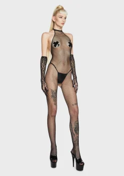 x_Leg Avenue Lingerie*Reboot Fishnet Bodystocking