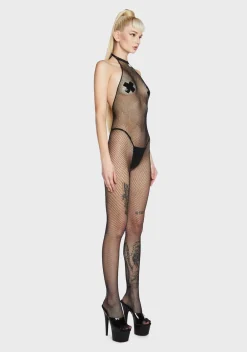 x_Leg Avenue Lingerie*Reboot Fishnet Bodystocking