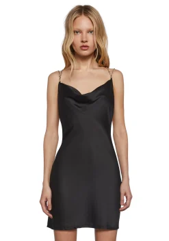 Widow Dresses*Reel You In Satin Slip Dress