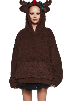 Sugar Thrillz Outerwear|Sweatshirts & Hoodies*Reindeer Games Sherpa Hoodie