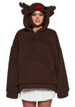 Sugar Thrillz Outerwear|Sweatshirts & Hoodies*Reindeer Games Sherpa Hoodie