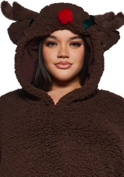 Sugar Thrillz Outerwear|Sweatshirts & Hoodies*Reindeer Games Sherpa Hoodie