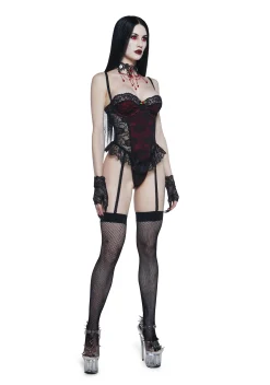 Widow Lingerie|Plus*Release The Bats Lace Bodysuit