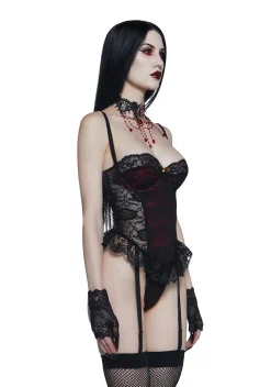 Widow Lingerie|Plus*Release The Bats Lace Bodysuit
