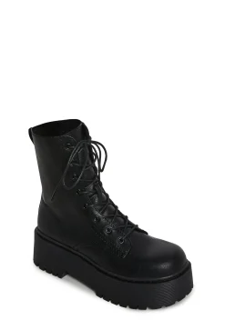 Current Mood Boots*Renegade Combat Boots - Black