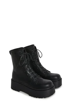 Current Mood Boots*Renegade Combat Boots - Black