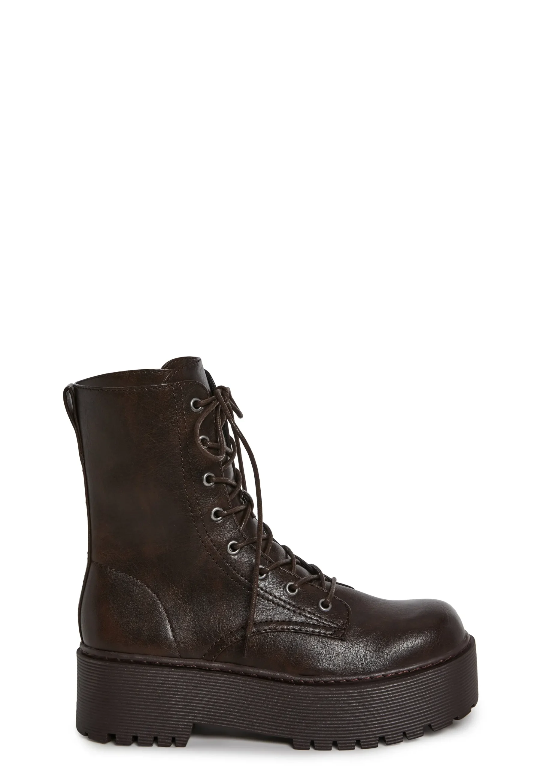 Current Mood Boots*Renegade Combat Boots - Brown
