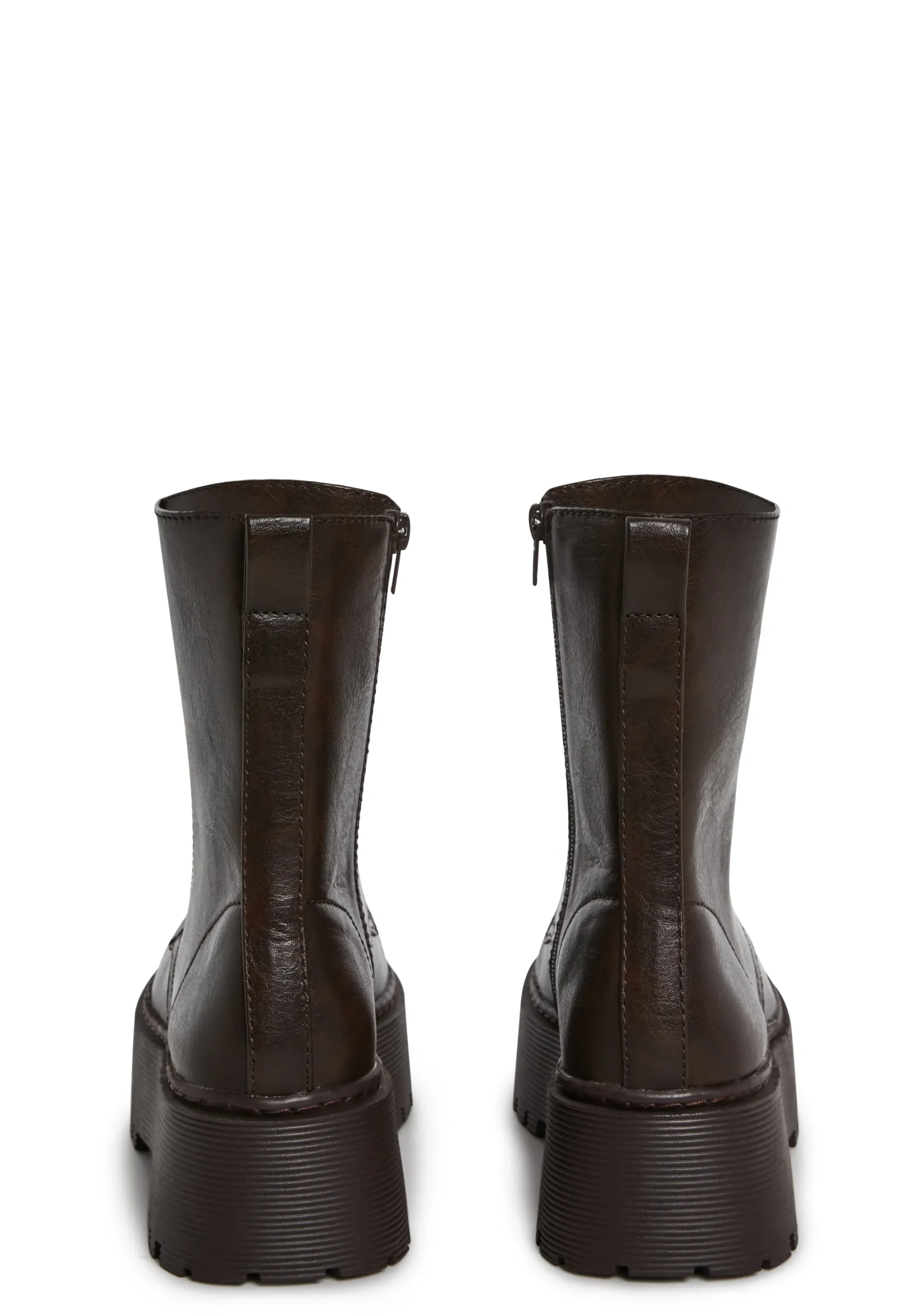 Current Mood Boots*Renegade Combat Boots - Brown