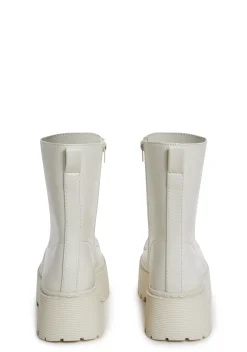 Current Mood Boots*Renegade Combat Boots - White