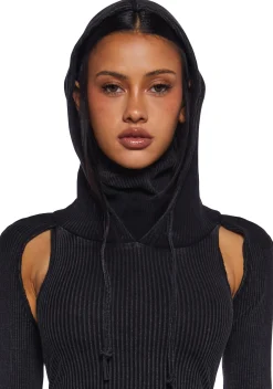 DARKER WAVS Dresses|Mini Dresses*Replay Ruched Mini Dress - Charcoal