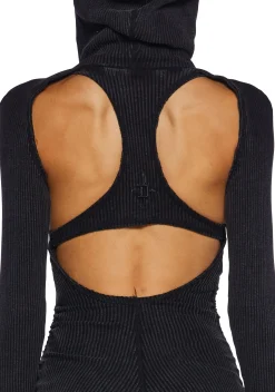 DARKER WAVS Dresses|Mini Dresses*Replay Ruched Mini Dress - Charcoal