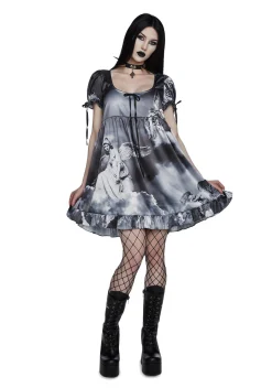 Widow Dresses*Revenant Faces Babydoll Dress