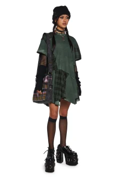 Current Mood Dresses*Reverb Vibes Babydoll Dress