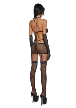 x_Leg Avenue Lingerie*Rhinestone Dreams 5-Piece Lingerie Set