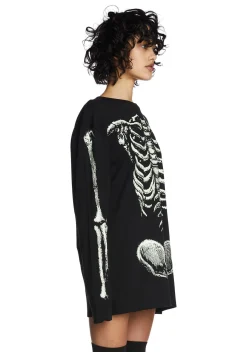Trickz N' Treatz Tops|Plus*Rib By Rib Glow In The Dark Tee