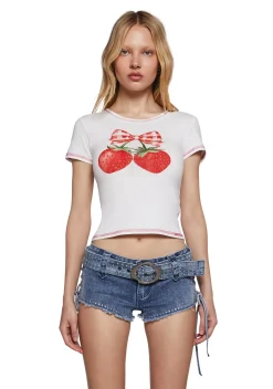 Sugar Thrillz Tops|Plus*Ripe N' Juicy Baby Tee