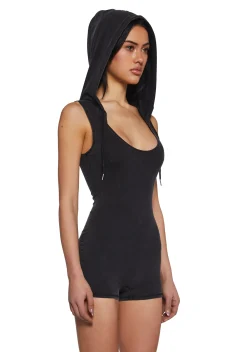 Current Mood Jumpsuits & Rompers|Plus*Rocking Rhythm Hooded Romper