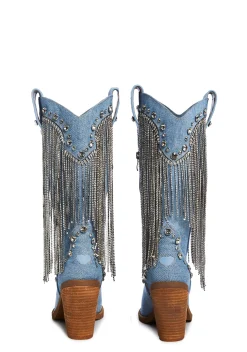 Sugar Thrillz Jumpsuits & Rompers*Rodeo Rendezvous Denim Romper - Blue