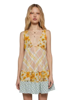 Current Mood Dresses|Plus*Rodeo Rivals Fit N’ Flare Dress - Floral
