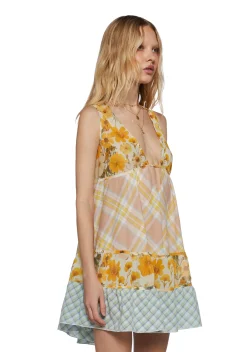 Current Mood Dresses|Plus*Rodeo Rivals Fit N’ Flare Dress - Floral