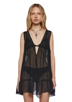 Current Mood Dresses|Plus*Rodeo Rivals Fit N’ Flare Dress - Black