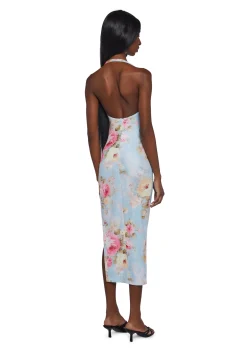 New Pink Dresses*Romance Nights Floral Maxi Dress