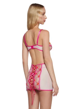 Sugar Thrillz Lingerie*Romantic Bloom Mesh Lingerie Set