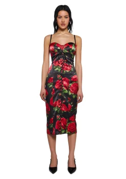Sugar Thrillz Dresses|Plus*Romantic Getaway Midi Dress - Black