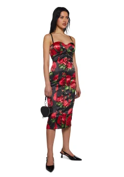 Sugar Thrillz Dresses|Plus*Romantic Getaway Midi Dress - Black