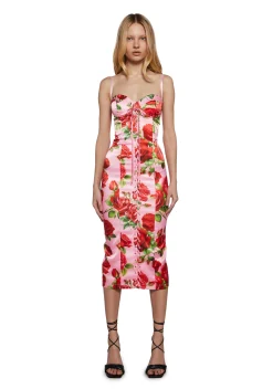Sugar Thrillz Dresses|Plus*Romantic Getaway Midi Dress - Pink