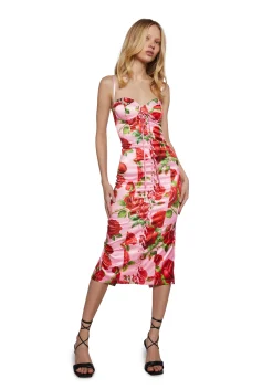 Sugar Thrillz Dresses|Plus*Romantic Getaway Midi Dress - Pink