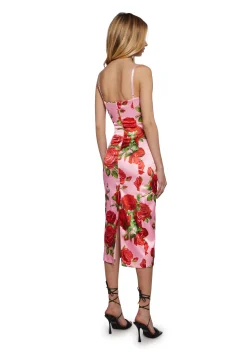 Sugar Thrillz Dresses|Plus*Romantic Getaway Midi Dress - Pink