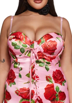 Sugar Thrillz Dresses|Plus*Romantic Getaway Midi Dress - Pink