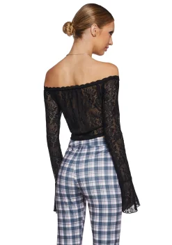 Sugar Thrillz Tops|Plus*Romantic Reference Off The Shoulder Top