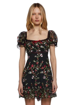 Sugar Thrillz Dresses*Romantic Words Babydoll Dress