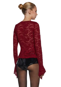 Current Mood Tops|Plus*Romanticized Intentions Long Sleeve Top