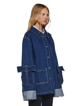 dELiA*s by Dolls Kill Outerwear|Plus*Rooftop Lounging Denim Coat