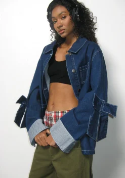 dELiA*s by Dolls Kill Outerwear|Plus*Rooftop Lounging Denim Coat