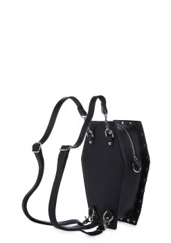 Widow Bags*Rose Resurrection Coffin Backpack