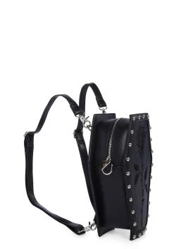 Widow Bags*Rose Resurrection Coffin Backpack