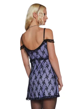 Sugar Thrillz Dresses|Mini Dresses*Royal Portrait Mode Mini Dress
