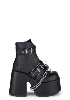 Demonia Boots|Platforms*Ruin My Life Platform Ankle Boots