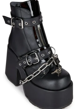 Demonia Boots|Platforms*Ruin My Life Platform Ankle Boots