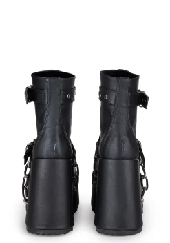 Demonia Boots|Platforms*Ruin My Life Platform Ankle Boots