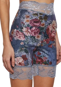Current Mood Bottoms|Shorts*Rumor Romance Biker Shorts - Floral