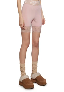 Current Mood Bottoms|Shorts*Rumor Romance Biker Shorts - Pink