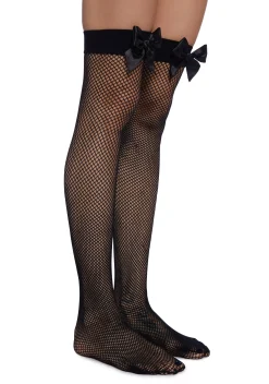 x_Leg Avenue Socks & Tights*Runway Model Thigh Highs - Black