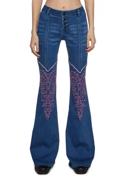 Sugar Thrillz Bottoms|Pants*Rustic Romance Denim Pants